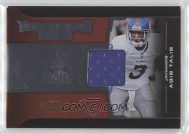 2008 Prestige - Prestigious Picks - Red Materials #PPI-14 - Aqib Talib /250