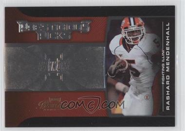 2008 Prestige - Prestigious Picks - Red #PPI-13 - Rashard Mendenhall /750