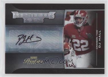 2008 Prestige - Prestigious Picks - Silver Signatures #PPI-4 - DJ Hall /25 [EX to NM]