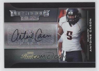 2008 Prestige - Prestigious Picks - Silver Signatures #PPI-5 - Antoine Cason /100