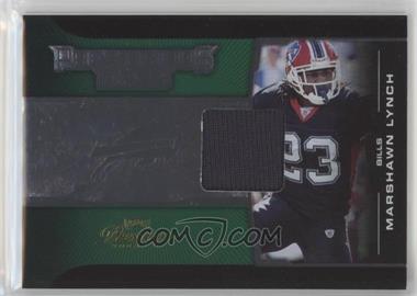 2008 Prestige - Prestigious Pros - Green Materials #PPR-37 - Marshawn Lynch /100