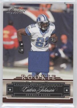 2008 Prestige - Rookie Review - Materials #163 - Calvin Johnson