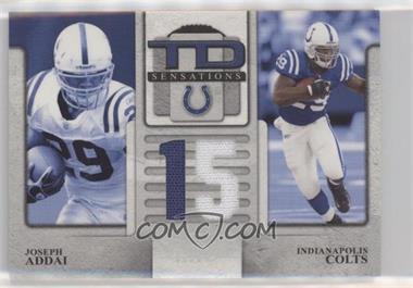 2008 Prestige - TD Sensations - Materials Prime #TS-13 - Joseph Addai /25