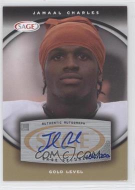 2008 SAGE - Autographs - Gold #A12 - Jamaal Charles /200