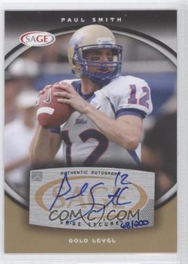 2008 SAGE - Autographs - Gold #A56 - Paul Smith /200