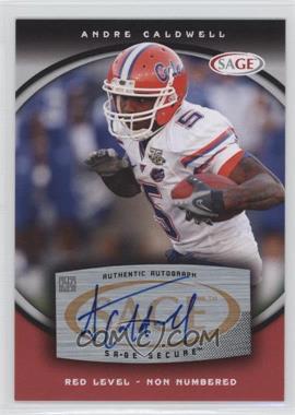 2008 SAGE - Autographs - Red #A9 - Andre Caldwell