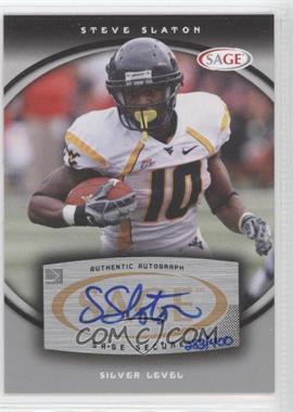 2008 SAGE - Autographs - Silver #A54 - Steve Slaton /400