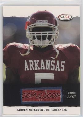 2008 SAGE - Darren McFadden Jersey Bonus #MCJ 4 - Darren McFadden