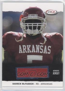 2008 SAGE - Darren McFadden Jersey Bonus #MCJ 4 - Darren McFadden