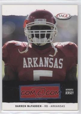 2008 SAGE - Darren McFadden Jersey Bonus #MCJ 4 - Darren McFadden