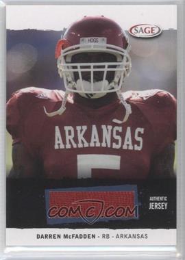 2008 SAGE - Darren McFadden Jersey Bonus #MCJ 4 - Darren McFadden