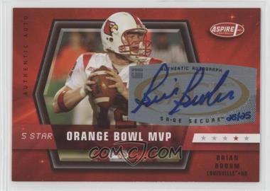 2008 SAGE Aspire - 5 Star - Autographs #FSA-4 - Brian Brohm /25