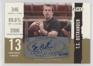 2008 SAGE Hit - Autographs - Gold #A13 - T.C. Ostrander /250