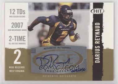 2008 SAGE Hit - Autographs - Gold #A20 - Darius Reynaud /250