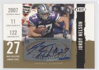 2008 SAGE Hit - Autographs - Gold #A72 - Jordy Nelson /250