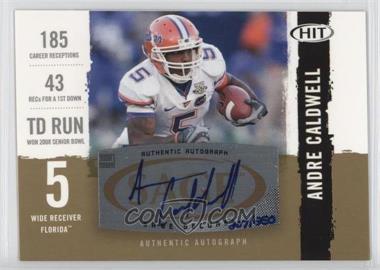 2008 SAGE Hit - Autographs - Gold #A88 - Andre Caldwell /250