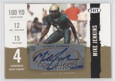 2008 SAGE Hit - Autographs - Gold #A96 - Mike Jenkins /250