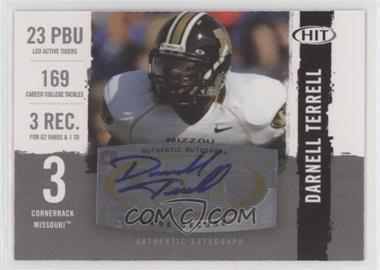 2008 SAGE Hit - Autographs - Silver #A106 - Darnell Terrell