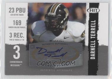 2008 SAGE Hit - Autographs - Silver #A106 - Darnell Terrell