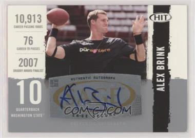 2008 SAGE Hit - Autographs - Silver #A27 - Alex Brink