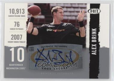 2008 SAGE Hit - Autographs - Silver #A27 - Alex Brink