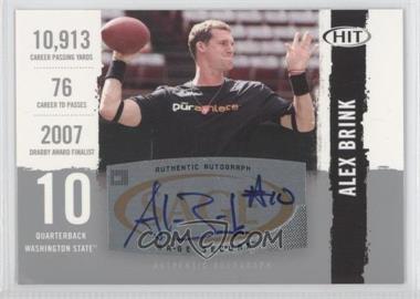 2008 SAGE Hit - Autographs - Silver #A27 - Alex Brink