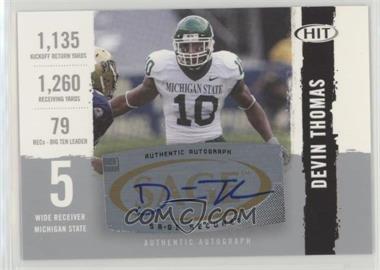 2008 SAGE Hit - Autographs - Silver #A68 - Devin Thomas