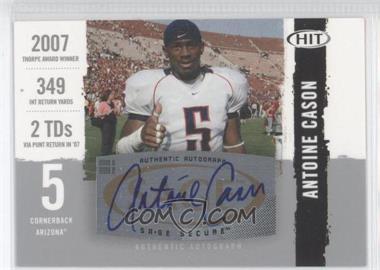 2008 SAGE Hit - Autographs - Silver #A78 - Antoine Cason