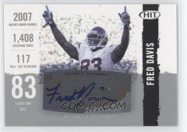 2008 SAGE Hit - Autographs - Silver #A83 - Fred Davis