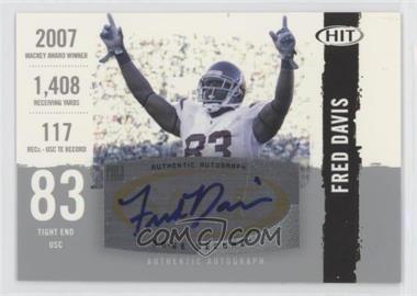 2008 SAGE Hit - Autographs - Silver #A83 - Fred Davis [Poor to Fair]