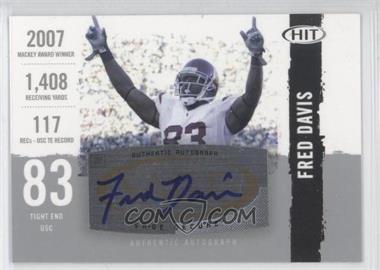 2008 SAGE Hit - Autographs - Silver #A83 - Fred Davis