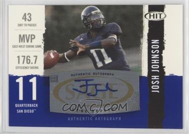 2008 SAGE Hit - Autographs #A89 - Josh Johnson