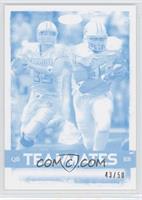 Teammates - Brian Brohm & Michael Bush #/50