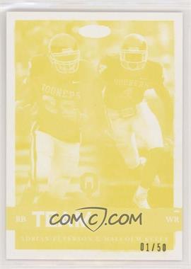 2008 SAGE Hit - [Base] - Make Ready Yellow #59 - Teammates - Adrian Peterson & Malcolm Kelly /50