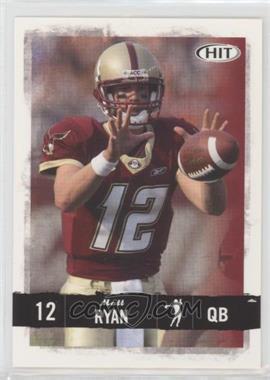 2008 SAGE Hit - [Base] #12 - Matt Ryan