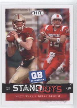 2008 SAGE Hit - [Base] #63 - Standouts - Matt Ryan & Brian Brohm