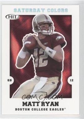 2008 SAGE Hit - Saturday Colors #S-1 - Matt Ryan