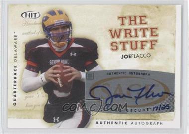 2008 SAGE Hit - The Write Stuff - Autographs #WSA 6 - Joe Flacco /25