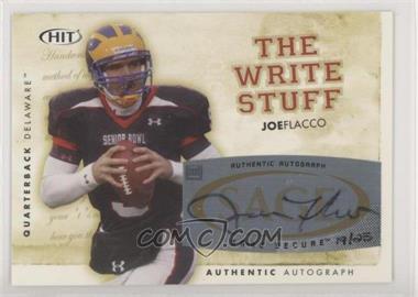 2008 SAGE Hit - The Write Stuff - Autographs #WSA 6 - Joe Flacco /25