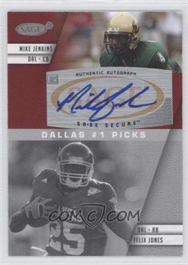 2008 SAGE Squared - Autographs #A-59B - Felix Jones, Mike Jenkins