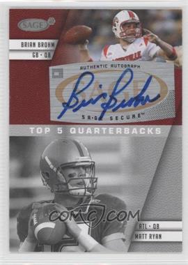 2008 SAGE Squared - Autographs #A-8B - Brian Brohm, Matt Ryan