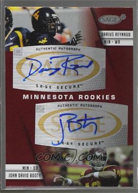 2008 SAGE Squared - Dual Autographs #A-40 - Darius Reynaud, John David Booty [Noted]