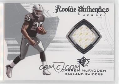 2008 SP - Rookie Authentics Jerseys - Retail #RA-19 - Darren McFadden