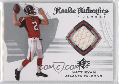 2008 SP - Rookie Authentics Jerseys - Retail #RA-24 - Matt Ryan