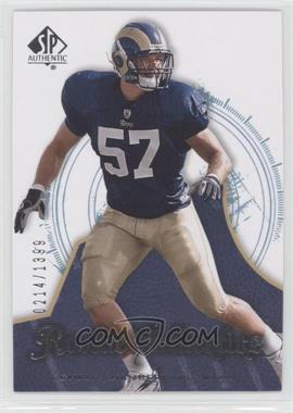 2008 SP Authentic - [Base] #133 - Rookie Authentics - Chris Chamberlain /1399