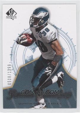 2008 SP Authentic - [Base] #138 - Rookie Authentics - Quintin Demps /1399