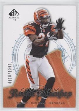 2008 SP Authentic - [Base] #146 - Rookie Authentics - Simeon Castille /1399