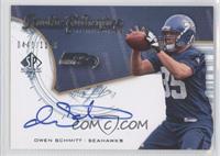 Rookie Authentics Signatures - Owen Schmitt #/1,199