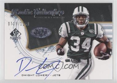 2008 SP Authentic - [Base] #223 - Rookie Authentics Signatures - Dwight Lowery /1199