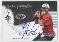 Rookie Authentics Signatures - Erik Ainge #/1,199